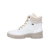 Remonte Stiefelette Glattleder Weiß Warmfutter