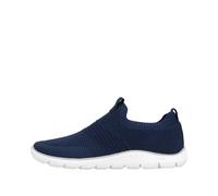 Slip-On Sneaker REMONTE, Damen, Gr. 43, nachtblau, Nubuklederimitat, Textil, Schuhe, Schlupfschuh, Slipper, Barfußschuh mit herausnehmbarer Einlage (99370604-43) nachtblau
