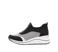 Remonte Damenschuhe Slipper / Trotteur schwarz/weiss-nautic/silver/schwarz schwarz/weiss-nautic/silver - Gr. - 37