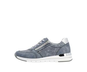 Remonte Damenschuhe Sportliche Schnürer adria/lightblue-silver/silver lightblue-silver/silver - Gr. - 43