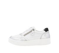 Remonte Damenschuhe Sportliche Schnürer argento/weiss/weiss/schwarz argento/weiss/schwarz - Gr. - 39