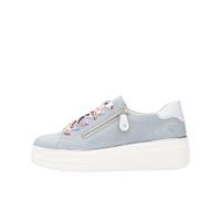 Remonte Damenschuhe Sportliche Schnürer bleu/weiss bleu/weiss - Gr. - 38