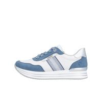 Remonte Damenschuhe Sportliche Schnürer bleu/weiss/silver/weiss bleu/weiss/silver - Gr. - 43
