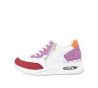 Remonte Damenschuhe Sportliche Schnürer flamme/weiss/flieder/orange/weiss flamme/weiss/flieder/orange/weiss - Gr. - 39