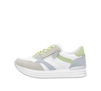 Remonte Damenschuhe Sportliche Schnürer hellgrau/weiss/bleu/lightmint/weiss hellgrau/weiss/bleu/lightmint/weiss - Gr. - 41