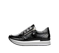Remonte Damenschuhe Sportliche Schnürer nero/black black - Gr. - 43