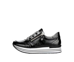 Remonte Damenschuhe Sportliche Schnürer nero/black nero/black - Gr. - 40