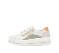Remonte Damenschuhe Sportliche Schnürer offwhite/salbei/muschel/orange/offwhite offwhite/salbei/muschel/orange/offwhite - Gr. - 39