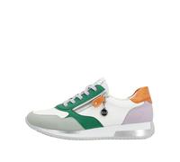 Remonte Damenschuhe Sportliche Schnürer palecyan/weiss/smaragd/mauve/orange/weis palecyan/weiss/smaragd - Gr. - 41