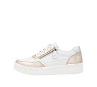 Remonte Damenschuhe Sportliche Schnürer palegold/weiss/weiss/silver palegold/weiss/silver - Gr. - 41