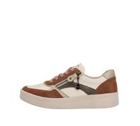Remonte Damenschuhe Sportliche Schnürer reh/pebble/ginger-gold/antik/schwarz pebble/ginger-gold/schwarz - Gr. - 36