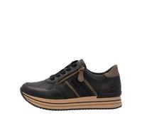 Remonte Damenschuhe Sportliche Schnürer schwarz/brown/schwarz schwarz/brown - Gr. - 40
