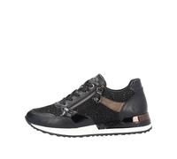 Remonte Damenschuhe Sportliche Schnürer schwarz/schwarz/black/black/brown schwarz/black/brown - Gr. - 37