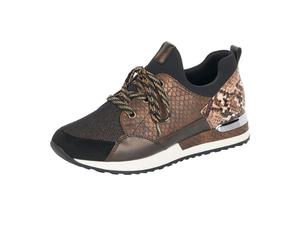 Remonte Damenschuhe Sportliche Schnürer schwarz/schwarz-bronze/antik/antik/schwa schwarz/schwarz-bronze/antik/antik/schwa - Gr. - 42