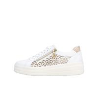 Remonte Damenschuhe Sportliche Schnürer weiss/lightgold/muschel/weiss weiss/lightgold/muschel/weiss - Gr. - 36