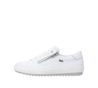 Remonte Sneaker D0700 - Damen Leder remonteTEX mit seitlichem Reißverschluss Weiß Gr. 43