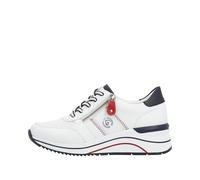 Remonte Dorndorf Sneaker D0T04 Damen Leder/Lederimitat Weiß/Dunkelblau Gr. 42
