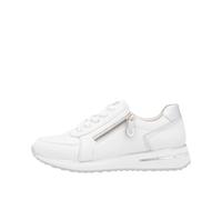 Remonte Damen Low-Top Sneaker D1G10, Frauen Halbschuhe,lose Einlage,Freizeitschuhe,Turnschuhe,Laufschuhe,Freizeit,sportlich,Weiss Kombi (80),44 EU