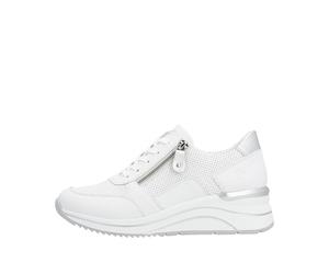 Remonte Damenschuhe Sportliche Schnürer weiss/weiss/silver weiss/silver - Gr. - 42