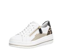 Remonte Halbschuh FS Damen Weiß/Palegold/Natur/Schwarz Größe 38