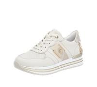 Remonte Sneaker FS D1322-60 mit trendiger Verzierung Offwhite/Hellbeige Damen Größe 39