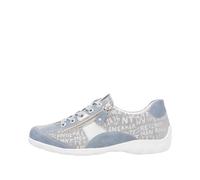 REMONTE Damen Schnürschuh weiß / silber / grau / rauchblau, Größe 42, 7694929 Weiß / Silber / Grau / Rauchblau 42