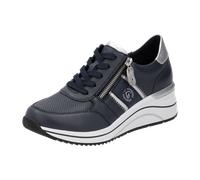 Remonte Damen Low-Top Sneaker D0T04, Frauen Halbschuhe,lose Einlage,Sportschuhe,Freizeitschuhe,Turnschuhe,Laufschuhe,Freizeit,blau Kombi (14),42 EU