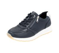 Remonte Damen Low-Top Sneaker D2G01 – Plateausohle, lose Einlage – Blau Kombi 42 EU