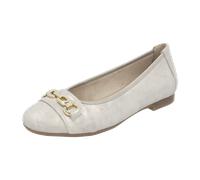 Remonte Dorndorf Ballerina D0K10 Damen Gold lose Einlage Gr. 42 EU