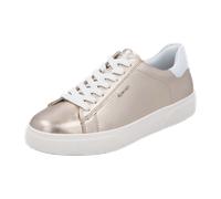 Plateausneaker REMONTE, Damen, Gr. 41, beige (hellbeige, weiß), Leder, metallic, sportlich, Schuhe, Schnürschuh, Freizeitschuh, Halbschuh mit Kontrastbesatz (96139436-41) hellbeige, weiß
