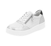 Remonte Damenschuhe Sportliche Schnürer argento/weiss/weiss/schwarz argento/weiss/weiss/schwarz - Gr. - 37