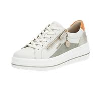 Remonte Damen Low-Top Sneaker D1C01, Frauen Halbschuhe,lose Einlage,Laufschuhe,schnürschuhe,schnürer,Plateausohle,Sportschuhe,Weiss Kombi (81),38 EU
