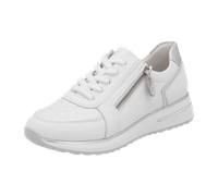 Remonte Damen Low-Top Sneaker D1G10, Frauen Halbschuhe,lose Einlage,straßenschuhe,Strassenschuhe,Sportschuhe,Freizeitschuhe,Weiss Kombi (80),38 EU