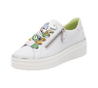Remonte Damen Low-Top Sneaker D1C06, Frauen Halbschuhe,lose Einlage,Freizeitschuhe,Turnschuhe,Laufschuhe,Freizeit,sportlich,Weiss Kombi (80),43 EU