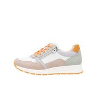 Keilsneaker REMONTE, Damen, Gr. 42, weiß (weiß kombiniert), Leder, Lederimitat, sportlich, Schuhe, Freizeitschuh, Halbschuh, Schnürschuh mit gepolstertem Schaftrand (15173064-42) weiß kombiniert