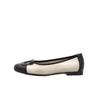 Remonte Damen Ballerinas D0K12-90 schwarz/palegold/sch Gr. 38