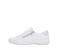 Remonte Damen Low-Top Sneaker D1E03, Frauen Halbschuhe,lose Einlage,Laufschuhe,straßenschuhe,Strassenschuhe,Sportschuhe,Weiss Kombi (81),39 EU