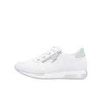 Keilsneaker REMONTE Gr. 43, weiß Damen Schuhe Sneaker mit seitlichem Reißverschluss, Freizeitschuh, Halbschuh, Schnürschuh (23145106-43)
