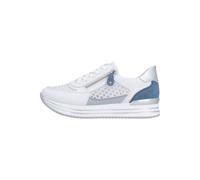 Remonte Damen Low-Top Sneaker D1329, Frauen Halbschuhe,lose Einlage,Laufschuhe,straßenschuhe,Strassenschuhe,Sportschuhe,Weiss Kombi (81),41 EU