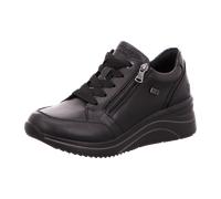 Remonte Damen Low-Top Sneaker D0700, Frauen Halbschuhe,lose Einlage,wasserabweisend,remonteTEX,Freizeit,sportlich,straßenschuhe,schwarz (00),36 EU