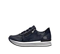 Remonte Damen Low-Top Sneaker D0700, Frauen Halbschuhe,lose Einlage,wasserabweisend,remonteTEX,Freizeit,sportlich,straßenschuhe,blau (14),42 EU