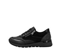 Remonte Damen Low-Top Sneaker D0700, Frauen Halbschuhe,lose Einlage,wasserabweisend,remonteTEX,Freizeit,sportlich,straßenschuhe,schwarz (02),42 EU