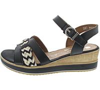 Remonte Keilsandalette SchwarzSchwarz / Neu / 40