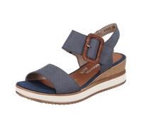 Remonte Keilsandaletten für Damen, blau, Größe 42 EU