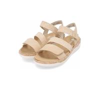 Remonte Keilsandalette R6861-20 Damen Lederimitat Bast Soft-Fußbett Beige Gr. 42