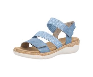 Remonte Komfort Sandalette für Damen, blau, Größe 41 EU