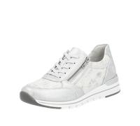 Remonte Damen R6700 Sneaker, Ice/Weiss-Silber / 91, 36 EU