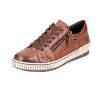 Remonte Komfort Schnürhalbschuh extra weit für Damen, braun, Größe 45 EU