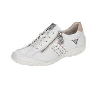 Remonte Komfort Schnürhalbschuh extra weit für Damen, weiß, Größe 42 EU