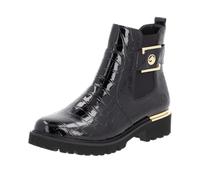 Remonte Damen Chelsea Boots D8684, Frauen Stiefeletten,lose Einlage,flach,Stiefel,Bootee,Booties,halbstiefel,Kurzstiefel,schwarz (03),38 EU